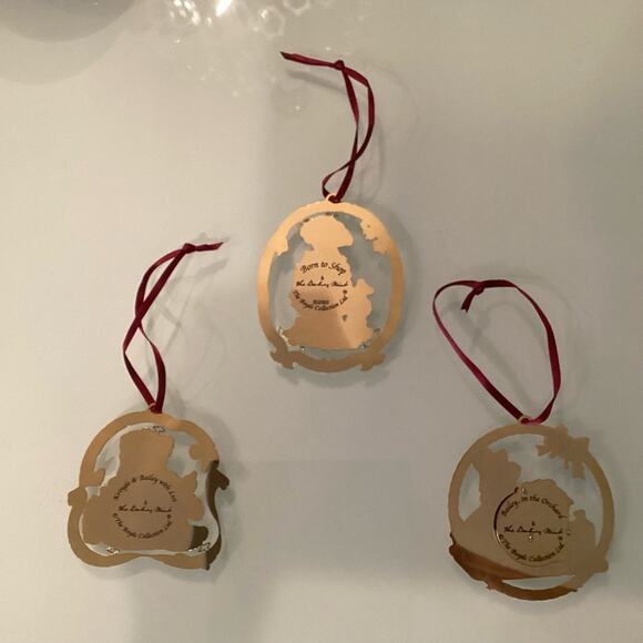 Set of 3 Danbury Mint “The Boyd’s Collection” Christmas Ornaments Preloved - Picture 3 of 3